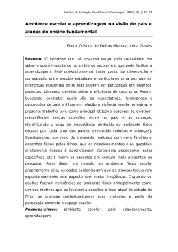 4_Ambiente escolar e aprendizagem