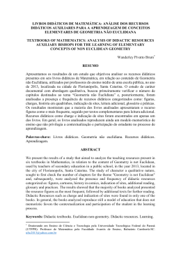 an&aacute;lise dos recursos did&aacute;ticos auxiliares para a aprendizagem de