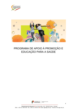 Programa de Apoio à Promoção e Educação para a Saúde (PAPES)