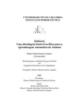 Abalearn: Uma abordagem Sensıvel ao Risco para a Aprendizagem