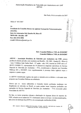 abtvu - Sistemas Anatel