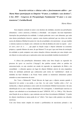 Incurs&otilde;es te&oacute;ricas e cl&iacute;nicas sobre o funcionamento aditivo &ndash; por