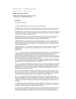 DIÁRIO OFICIAL – PREFEITURA DO RECIFE 06/Nov/2012