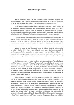 Djalma Montenegro de Farias - Federa&ccedil;&atilde;o Esp&iacute;rita Brasileira