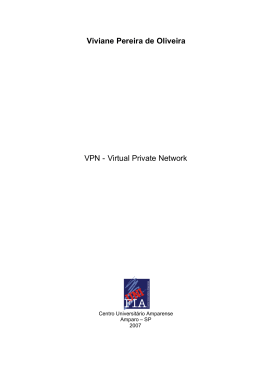 Viviane Pereira de Oliveira VPN - Virtual Private Network