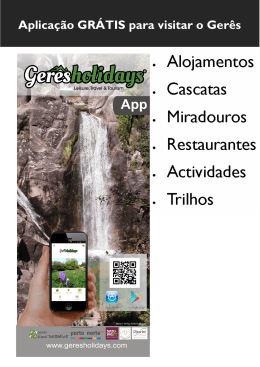 Aplica&ccedil;&atilde;o GR&Aacute;TIS para visitar o Ger&ecirc;s