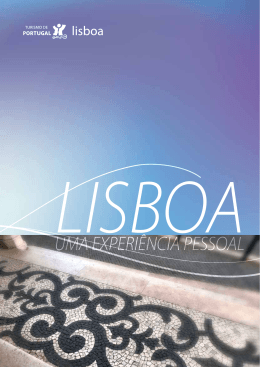 UMA EXPERIÊNCIA PESSOAL - Associação de Turismo de Lisboa
