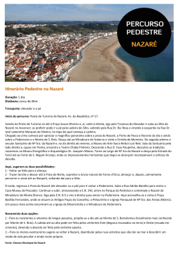 Itinerário Pedestre da Nazaré
