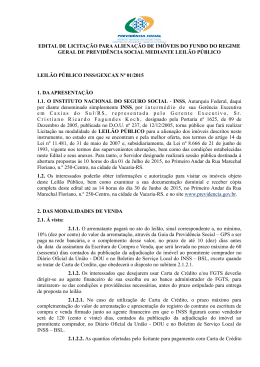 Edital - Minist&eacute;rio da Previd&ecirc;ncia Social