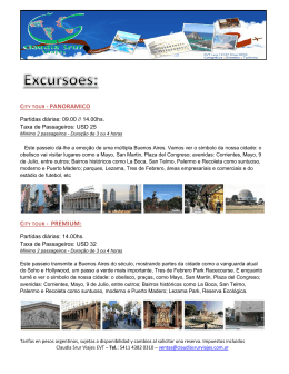 CITY TOUR - PANORAMICO CITY TOUR - PREMIUM: