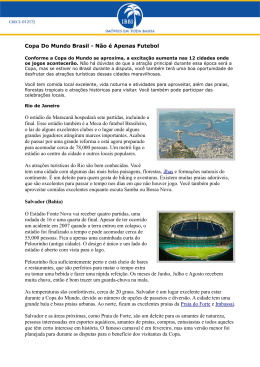 Copa Do Mundo Brasil - Não é Apenas Futebol O estádio do