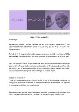 Desafio 1. Agrupamentos – “EU VIAJO POR TODO O MUNDO