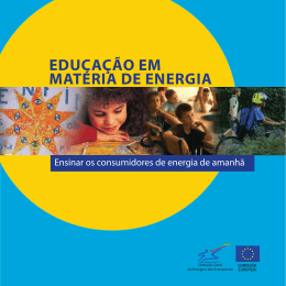 EDUCA&Ccedil;&Atilde;O EM MAT&Eacute;RIA DE ENERGIA