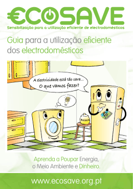 Guia para a utilização eficiente dos electrodomésticos
