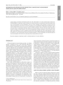 Revis&atilde;o - Qu&iacute;mica Nova
