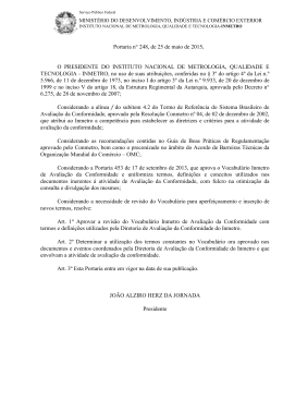 &Iacute;ntegra - Inmetro