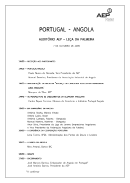 PORTUGAL PORTUGAL - ANGOLA