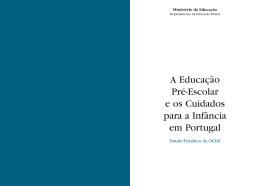 Educa&ldquo;&permil;o Pr&rdquo;-Escolar