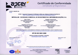 a Certificado de Conformidade
