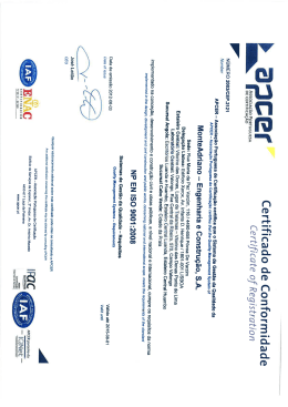 Quality, Safety and Environment Certification