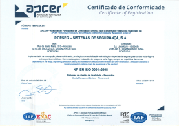 : a Certificado de Conformidade