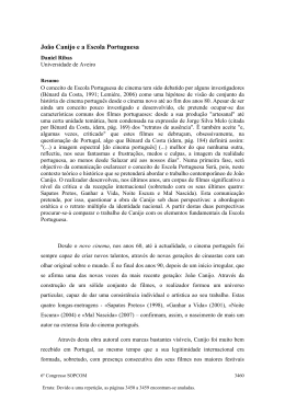 Jo&atilde;o Canijo e a Escola Portuguesa