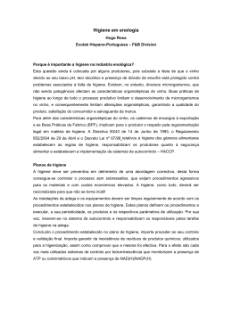 Higiene em enologia