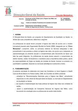 Circular Normativa n&ordm; 13/DQS/DSD de 14/06/2010 - Direc&ccedil;&atilde;o