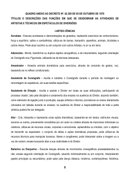 QUADRO ANEXO AO DECRETO Nº 82 - Sated-PR