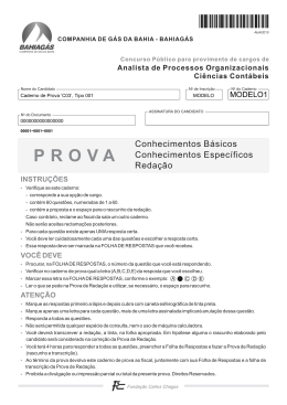 Prova - Calcule Mais