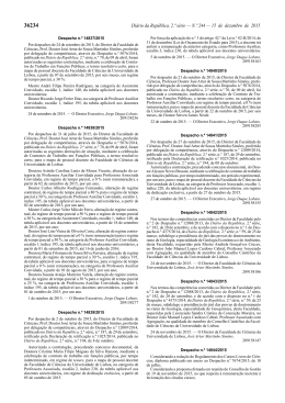 Di&aacute;rio da Rep&uacute;blica, 2.&ordf; s&eacute;rie &mdash; N.&ordm; 244 &mdash; 15 de dezembro de 2015