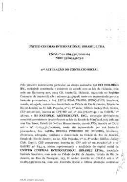 NIRE 3320555973-2 17a ALTERAÇÃO DO CONTRATO