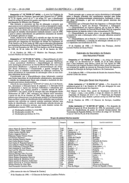 Despacho n.º 18 751/98