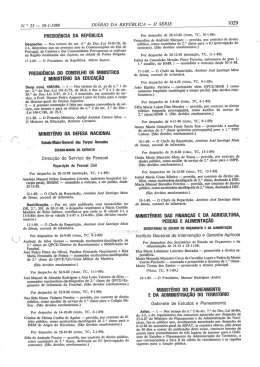 Despacho de 17/01/89. D.R. II S&eacute;rie, n.&ordm; 25, de 1989-01-30