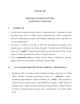 Imobili&aacute;ria Construtora Gr&atilde;o Par&aacute;, SA