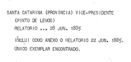 . SANTA CATARINA (PROVÍNCIA) VlCE