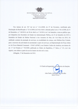 Pessoal Administrativo na Representação da Força Aérea no Air