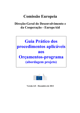 Guia Pr&aacute;tico dos procedimentos aplic&aacute;veis aos