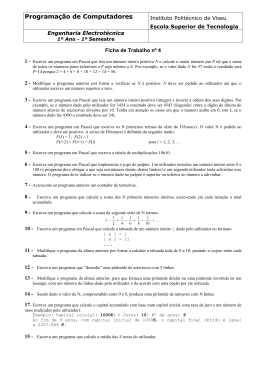 Enunciado - Escola Superior de Tecnologia