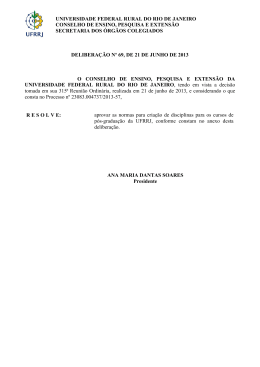 Deliberação n° 069 do CEPE