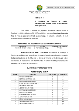 EDITAL N&ordm; 4 - HOMOLOGA&Ccedil;&Atilde;O DO RESULTADO FINAL1