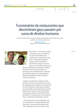 Funcionários de restaurantes que discriminam gays passam por