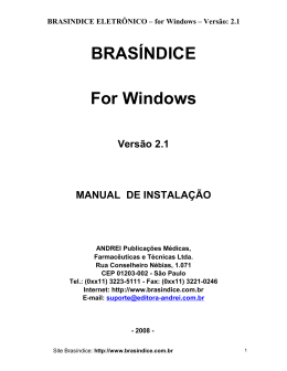 Brasindice For Windows