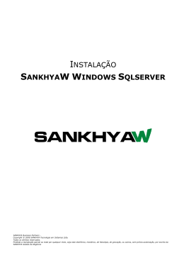 sankhyaw windows sqlserver - Central de downloads Sankhya-W