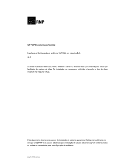 Manual de Instalação e Configuração do Ambiente