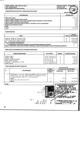 NOME: s&Eacute;R`cIO JOSE LEITE DE MELO cPFz 183.679.334-00 _