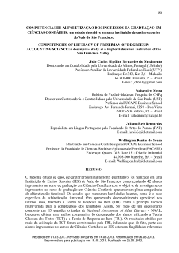 80 COMPET&Ecirc;NCIAS DE ALFABETIZA&Ccedil;&Atilde;O DOS INGRESSOS DA