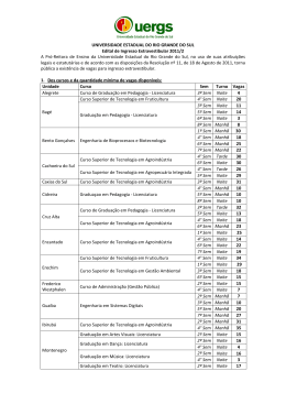 Edital de Ingresso Extravestibular 2011/2