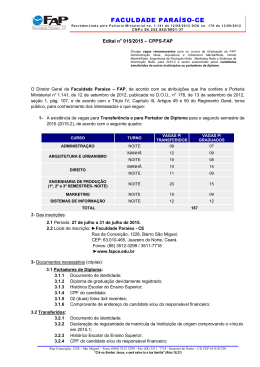 FACULDADE PARA&Iacute;SO-CE