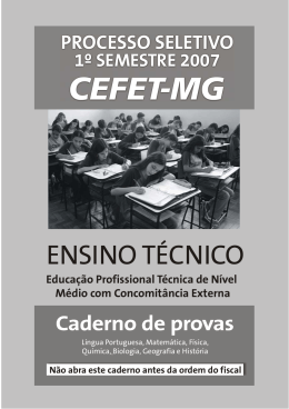 - Copeve - Cefet-MG